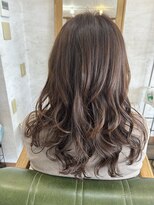 キュウヘアー(KYUU HAIR) レイヤーカット×ベージュ系カラー