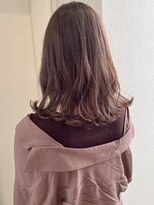 ヘアーデザイン リボン(hair design Ribon) ブリーチ/ダブルカラー/ピンクベージュカラー/ピンクカラー