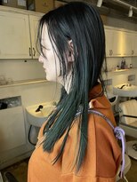 髪質改善と縮毛矯正の専門店 サンティエ(scintiller)&nbsp;グリーンカラー