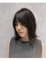 アース 三軒茶屋店(HAIR&MAKE EARTH) 三軒茶屋_レディース_ミディアム_ボブ_外ハネ_20代_ナチュラル