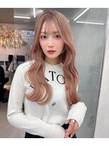 ロンド レア 天神大名店(Lond Le’a)&nbsp;ミルクティーベージュダブルカラーインナーカラーケアブリーチ