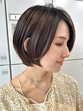 プルーヴ 秋葉原(prove) 30代40代大人女性/前髪ありショートボブ/ショートヘア/髪質改善