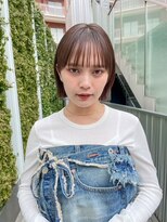 アンバー 池袋(amber)&nbsp;切りっぱなしボブ/デザインカラー/インナーカラー[池袋駅]