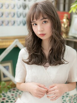 カバーヘアアンドスパ ブリス 浦和(COVER HAIR&SPA bliss) 外国人風オリーブアッシュオン眉小顔ロングh3浦和20代30代40代