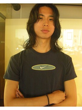 ノラジャーニー(NORA Journey) メンズボブウルフメンズミディアムレイヤーカットメンズウルフ