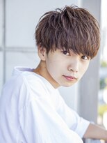 シティ(CITY)&nbsp;【小久保style】ロングウルフパーマシャギー秋色ピンクカラー