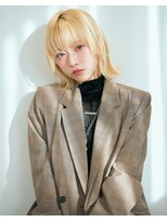 リトルキタサコバイヴィーヴル(little kitasako by BIVRE)&nbsp;ホワイトブロンドウルフボブ［北佐古］