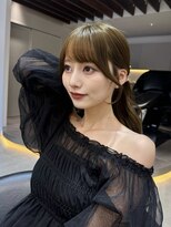 ロンド ロワール 門前仲町(Lond Loire)&nbsp;韓国レイヤーカット/くびれ巻き/前髪顔周り/セミディ[門前仲町]