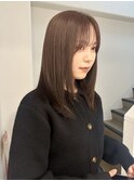 大平/レイヤーカット顔まわり前髪暖色ミディアム吉祥寺20代30代