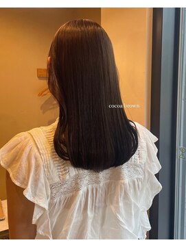 シュプール(SPUR) 透明感ココアブラウン暖色系カラーツヤ髪トリートメント20代30代