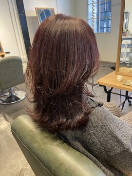 ムード マグ レーベル 南松本(MOOD Mag Label) 20代30代40代暖色系カラー大人ボブ透明感小顔