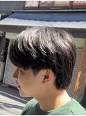 襟足ありマッシュ