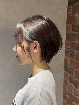 サロウィン 岡山店(SALOWIN) ★美髪イメチェン愛されボルドーブラウン大人ショート