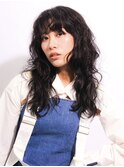 ロングカーリースタイルパーマ