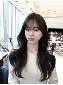 韓国ヘア/チュラルくびれへア/くびれ巻き/レイヤーカット
