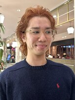 ピークアブー アヴェダ アトレ恵比寿(PEEK-A-BOO AVEDA)&nbsp;ケアブリーチ/メンズ/オレンジベージュ/パーマ