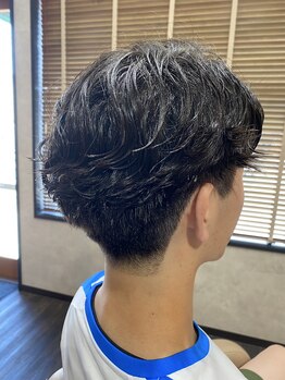 ヘアステーション アンド(Hair Station And)の写真/【谷山/BARBER/理容室/駐車場有】周囲を気にしないプライベート空間で清潔感のある垢抜けスタイルが叶う！