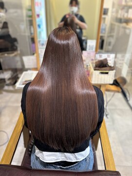 ブレンドバイハピネス(Blend by happiness) チョコレートブラウン×髪質改善×縮毛矯正