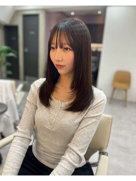 アロア 横浜(Aloa) 【Aloa横浜】アッシュグレージュ×まとまるレイヤースタイル