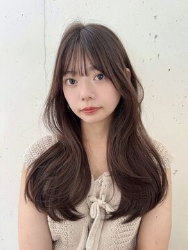 ビーチ(BEACH) ナチュラルくびれレイヤーカットブラウンベージュカラー