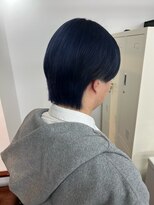 ディーエヌエー バイ エゴル(DiNA by ENGOL)&nbsp;色落ちシルバー メンズネイビーカラー