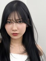 アマトウキョウ アユンチェ(AMA TOKYO×AYUNCHE)&nbsp;韓国ヘア　透明感カラー　2wayバング  レイヤーカット   顔周り