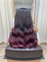 ビューティービースト 中目黒店(beauty:beast)&nbsp;裾バイオレット/グラデーションカラー