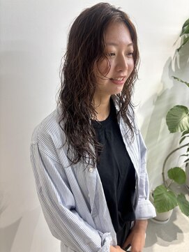 モリオフロムロンドン 大宮店(morio from London) 【大宮】ミディアム×ユルパーマ