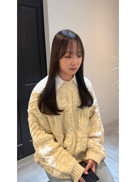 アリーズ シブヤ(ALLYS shibuya) 透け感たっぷりのくすみブラウン