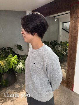 【栗本浩司】高知ショートボブ×ハイライト