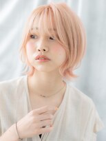 ドクターズ サロン ラブ(Dr's Salon LAB)&nbsp;ピンクベージュミストバング外ハネロブs古河10代20代