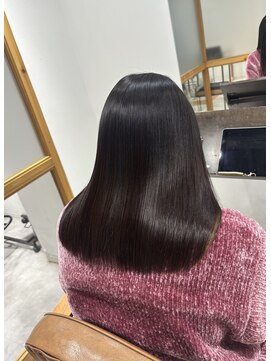 小顔に見せる髪質改善