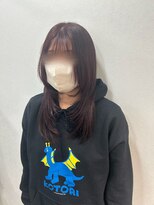 ヴィジュアリスト(VISUALIST)&nbsp;wine red×ハッシュカット