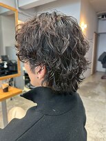 フィルム(FiLMs)&nbsp;メンズパーマ/ツイストスパイラル/メンズカット/グレージュ