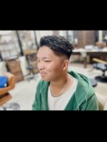 はんなり 行徳&nbsp;大人ストリート◆黒髪フェード×強めパーマ