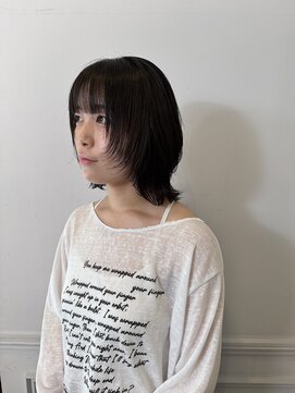 ヘアサロン エン(hair salon en.) レイヤーボブウルフ