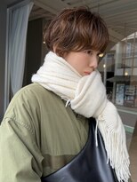 ホヌン 茅ヶ崎(Honnun) 抜け感マッシュショート×ゆるパーマ/茅ヶ崎