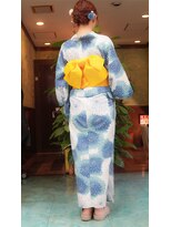 ネス(NESS) 浴衣ヘアセットアップ】大人っぽい浴衣のセット315