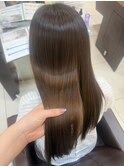 透明感ベージュカラー 髪質改善