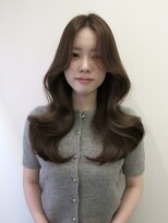ハピネス 梅田茶屋町店(HAPPINESS)&nbsp;韓国ヘア/レイヤーカット/ブリーチなし/髪質改善/ベージュ