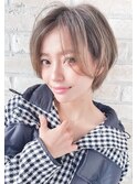 大人かわいいショートボブ・40代ヘアスタイル・大人ショート神戸