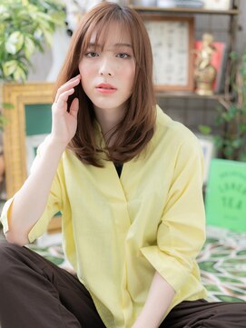 カバーヘア ブリス 川口(COVER HAIR bliss) バレイヤージュくせ毛風内巻きワンカールTa1川口20代30代40代