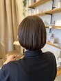 ヘアーエスクールフェイス(hair S. COEUR face) ミニボブ、切りっぱなしボブ、ぱつっとしたスタイルが得意です！