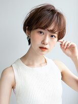 テラスコード(TERRACE CODE) 小顔補正立体カット/ミルクチョコレート/レディースショート