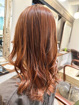 ムーン(moon) #前髪カタログ #インナーグレージュ #ピンクベージュ