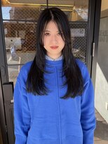 ヘア プロデュース キュオン(hair produce CUEON.) ロングレイヤー×ディープカラー