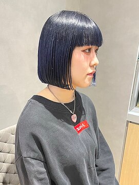 ジルバイジアン(JILL by GIEN) ストレートボブ/コバルトブルー