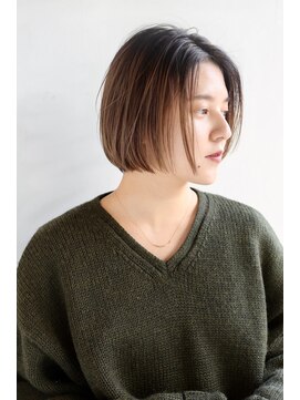 アンドレイ 表参道(andrey) 魅力倍増カール/セミディ/シアーカラー/姫カット/ダークアッシュ