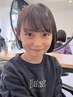 小学生カット女の子/Nuage'表参道南青山/スタイリング簡単に合わせカット