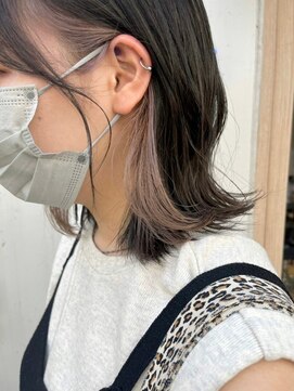 ホーム(HOME) フェイスフレーミングカットかけるイヤリングカラー